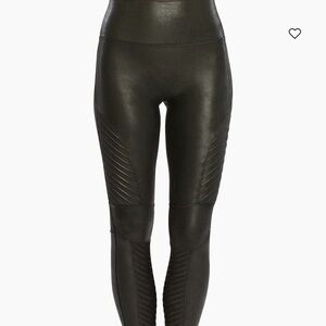 Black High-Waisted Spanx leggings